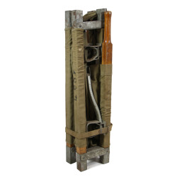 Litter, Folding, Wood, US Army Medical Department, SIMMONS CO. 1943, Item No. 9936200