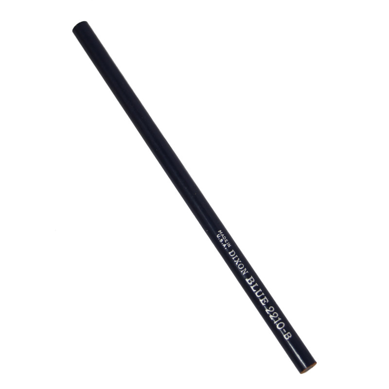 Crayon de couleur, DIXON, Blue 2210-B, Made in U.S.A.
