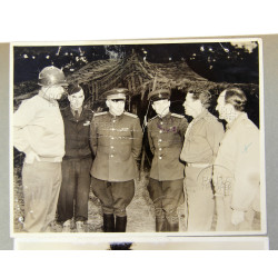 58 Photographs, Lot, US Army, US and Soviet Liaison Officers, Normandy, France, Germany, 1944-1946