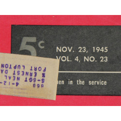 Magazine YANK, 23 novembre 1945