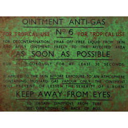Pommade de décontamination, Anti-Gas Ointment, No. 6