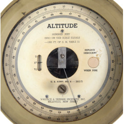 Altimètre, US Army, WALLACE & TIERNAN PRODUCTS, INC.