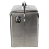 Glacière en métal, Coca-Cola, Inox, Grand modèle