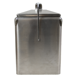 Glacière en métal, Coca-Cola, Inox, Grand modèle