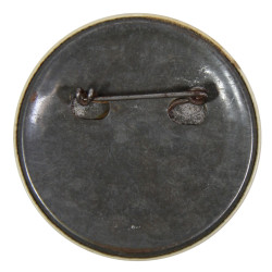 Badge, Pin, MP, Military Police, White
