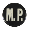 Badge à épingle, MP, Military Police, noir Badge à épingle, MP, Military Police, noir