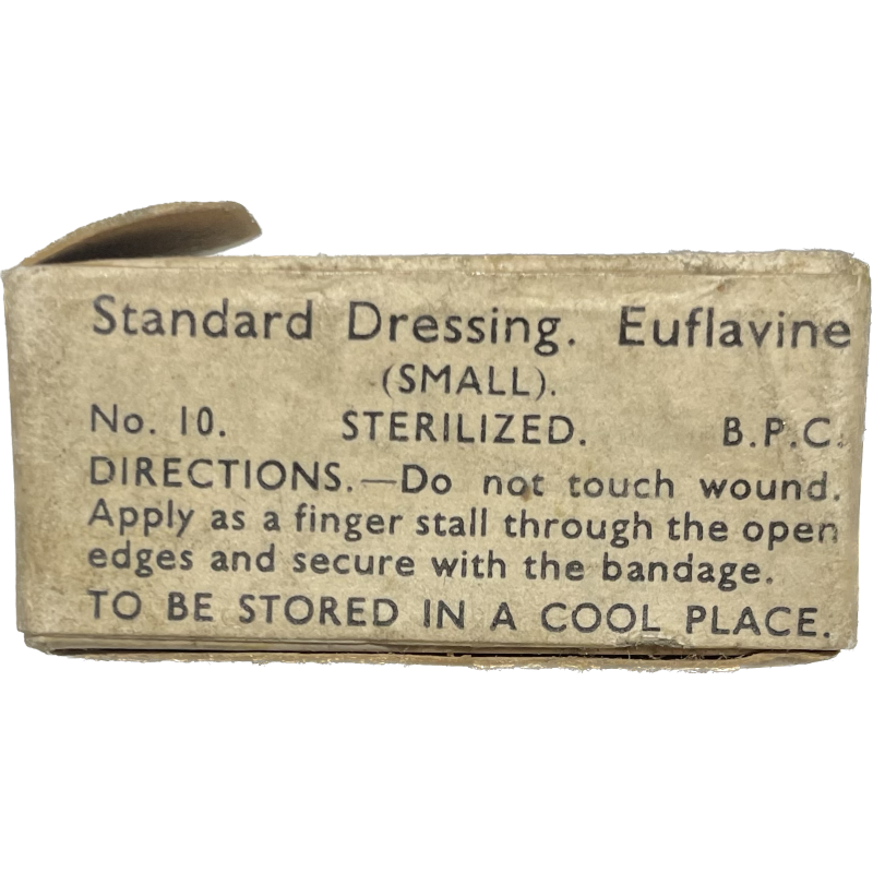 Pansement britannique, Standard Dressing Euflavine Small, No. 10
