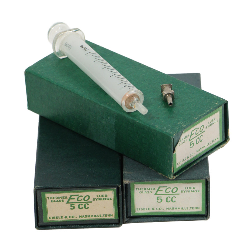 Seringue hypodermique, 5 cc, EISELE & CO.