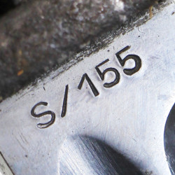Baïonnette Mauser 98k, 1937, complète avec fourreau au même numéro et porte-baïonnette en cuir, 1941