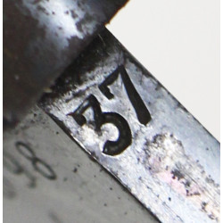 Bayonet, Mauser 98k, 1937, Complete with Matching Scabbard and Leather Frog, 1941