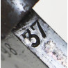 Bayonet, Mauser 98k, 1937, Complete with Matching Scabbard and Leather Frog, 1941