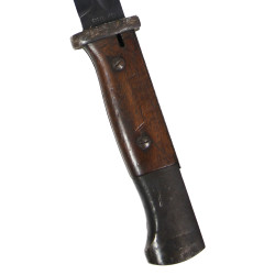 Bayonet, Mauser 98k, 1937, Complete with Matching Scabbard and Leather Frog, 1941