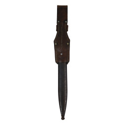 Bayonet, Mauser 98k, 1937, Complete with Matching Scabbard and Leather Frog, 1941