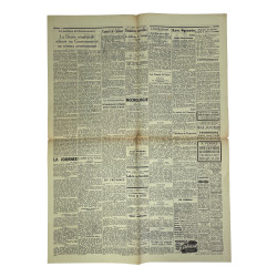 Journal belge, La Libre Belgique, 11 novembre 1944