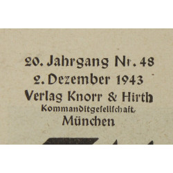 Magazine, Münchner Illustrierte Presse, 2 décembre 1943