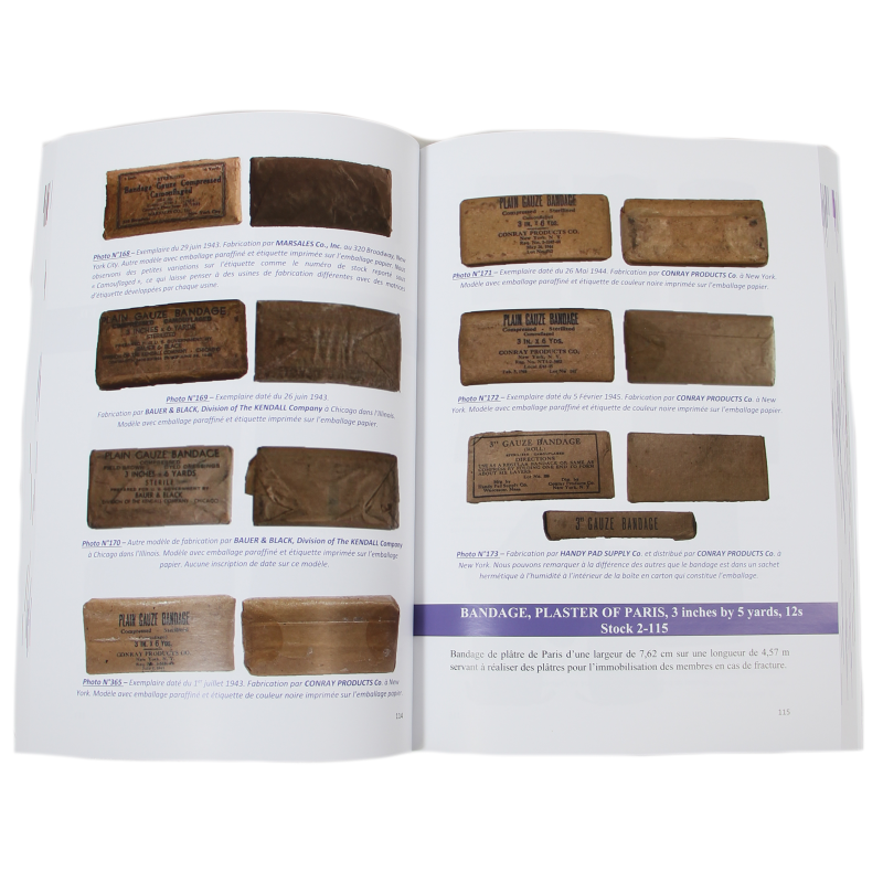 Les First-Aid kits WW2 de l'US Navy, Marine Corps et de l'US Coast Guard, Tome A