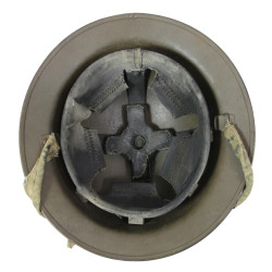 Casque Mk II, britannique, BMB 1940, Durham Light Infantry, Normandie