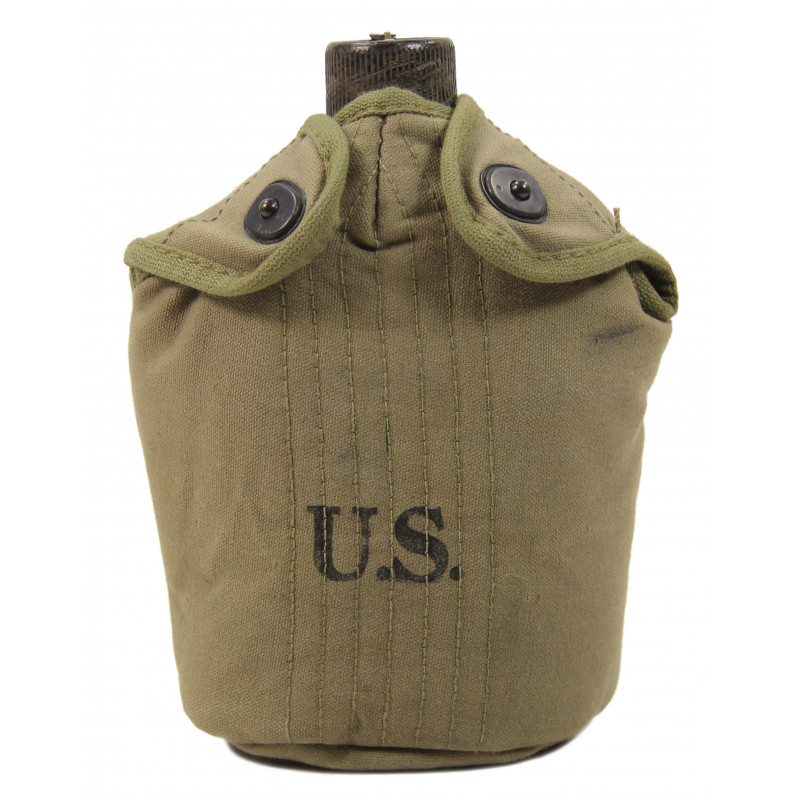 Canteen, US Army, Reinforced, Complete, 1943