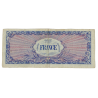 Banknote, Invasion Money, 100 Francs, 1944, 2nd Issue