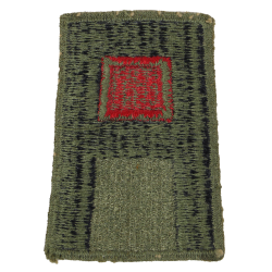 Insigne, First Army, Artillery, dos vert, 1943