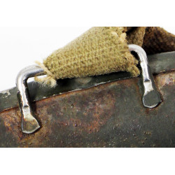 Casque M1, pattes fixes, liner ST. CLAIR RUBBER CO., Technician 4th Grade