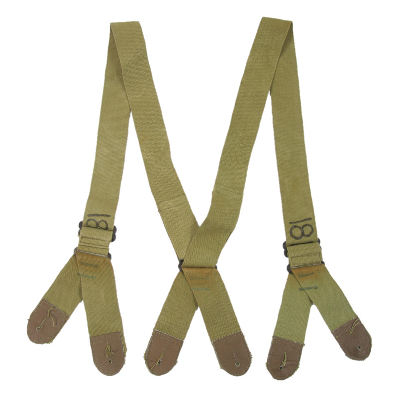 Suspenders, Jump Trousers, M-1942, OD 3