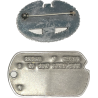 Badge, Combat Medic & Dog Tag, T/5 James Jacks, 13th Medical Bn. (Mountain), Merrill's Marauders, CBI