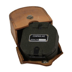 Compass, M2, US Army, with Carrying Case, M19