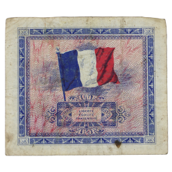 Billet d'invasion, 5 francs, 1944