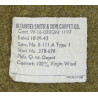 Blanket, Wool, US Army, Type I, 1943