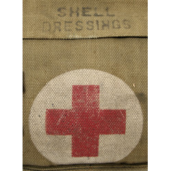 Bag, Musette, Medical, British, Shell Dressings, M.E. Co. 1942