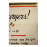 Poster, Belgian, 'Taisez-vous, des oreilles ennemies vous écoutent !', Wilchar, 1945 Poster, Belgian, 'Taisez-vous, des oreilles ennemies vous écoutent !', Wilchar, 1945