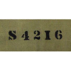Sangle pour musette M-1936, Pfc. George Svilar, 9th Air Force, USAAF, ETO