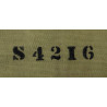 Sangle pour musette M-1936, Pfc. George Svilar, 9th Air Force, USAAF, ETO Sangle pour musette M-1936, Pfc. George Svilar, 9th Air Force, USAAF, ETO
