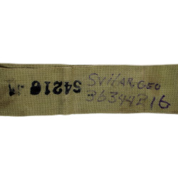 Sangle pour musette M-1936, Pfc. George Svilar, 9th Air Force, USAAF, ETO