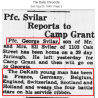 Sangle pour musette M-1936, Pfc. George Svilar, 9th Air Force, USAAF, ETO Sangle pour musette M-1936, Pfc. George Svilar, 9th Air Force, USAAF, ETO