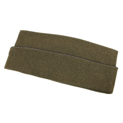 Cap, Garrison, Wool Serge, OD, Officer's