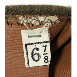 Cap, Garrison, Wool Serge, OD, Officer's