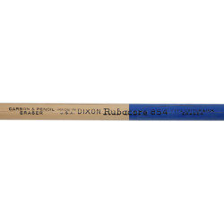 Pencil, Eraser, Carbon and Ink, DIXON, Rubacore 854, Made in U.S.A.