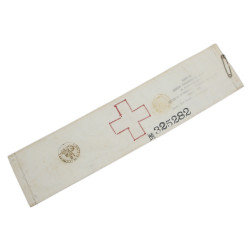 Armband, Medical, US Army, Markings, Geneva Convention and French War Ministry