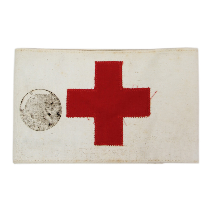 Armband, Medical, US Army, Markings, Geneva Convention and French War Ministry