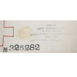 Armband, Medical, US Army, Markings, Geneva Convention and French War Ministry