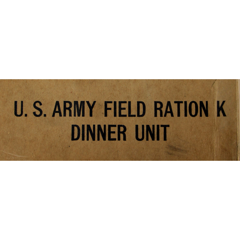 Ration K, Dinner Unit, 1st Type