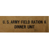 Ration K, Dinner Unit, premier type
