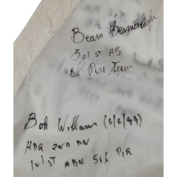 Pilot Chute, for Parachute Canopy, USAAF, 1943, Autographed by 101st Airborne Division Veterans