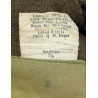 Cap, Garrison, Infantry, Size 7 ⅛, 1942, Laundry Number Cap, Garrison, Infantry, Size 7 ⅛, 1942, Laundry Number