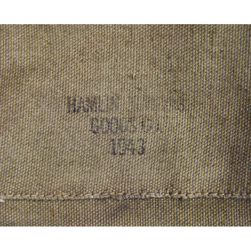 Musette GP, HAMLIN CANVAS GOODS CO. 1943, code d'invasion