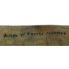 Strap, Carrying, Bag, M-1936, ARNOLD MFG. CO. 1942, M/Sgt. Joseph Roesch, USAAF, MTO
