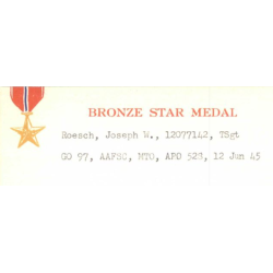 Strap, Carrying, Bag, M-1936, ARNOLD MFG. CO. 1942, M/Sgt. Joseph Roesch, USAAF, MTO
