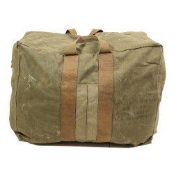 Bag, Parachute, Aviator's, AN 6505-1, USAAF, OD 7, Named